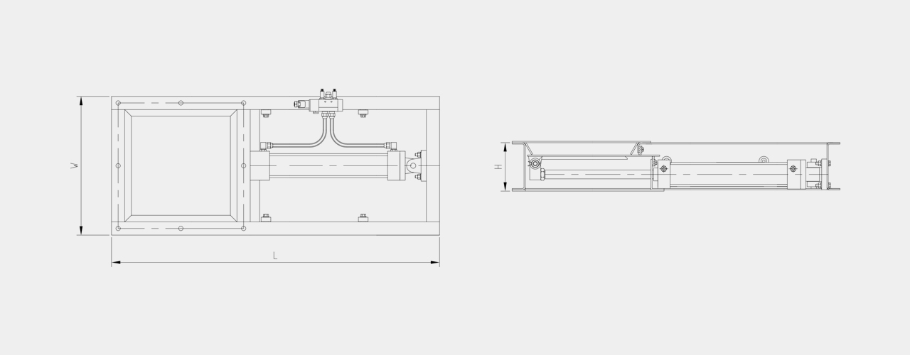 Slide gate drawing